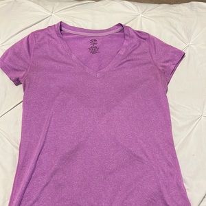 Purple champion workout shirt